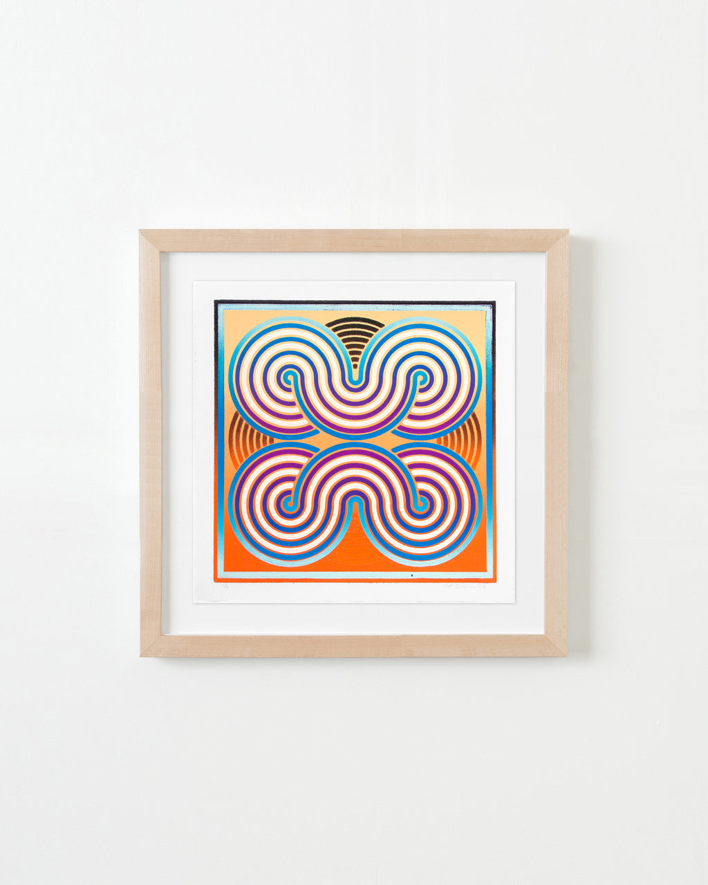 Print by Matt Neuman titled "Coils 14D" - 3.