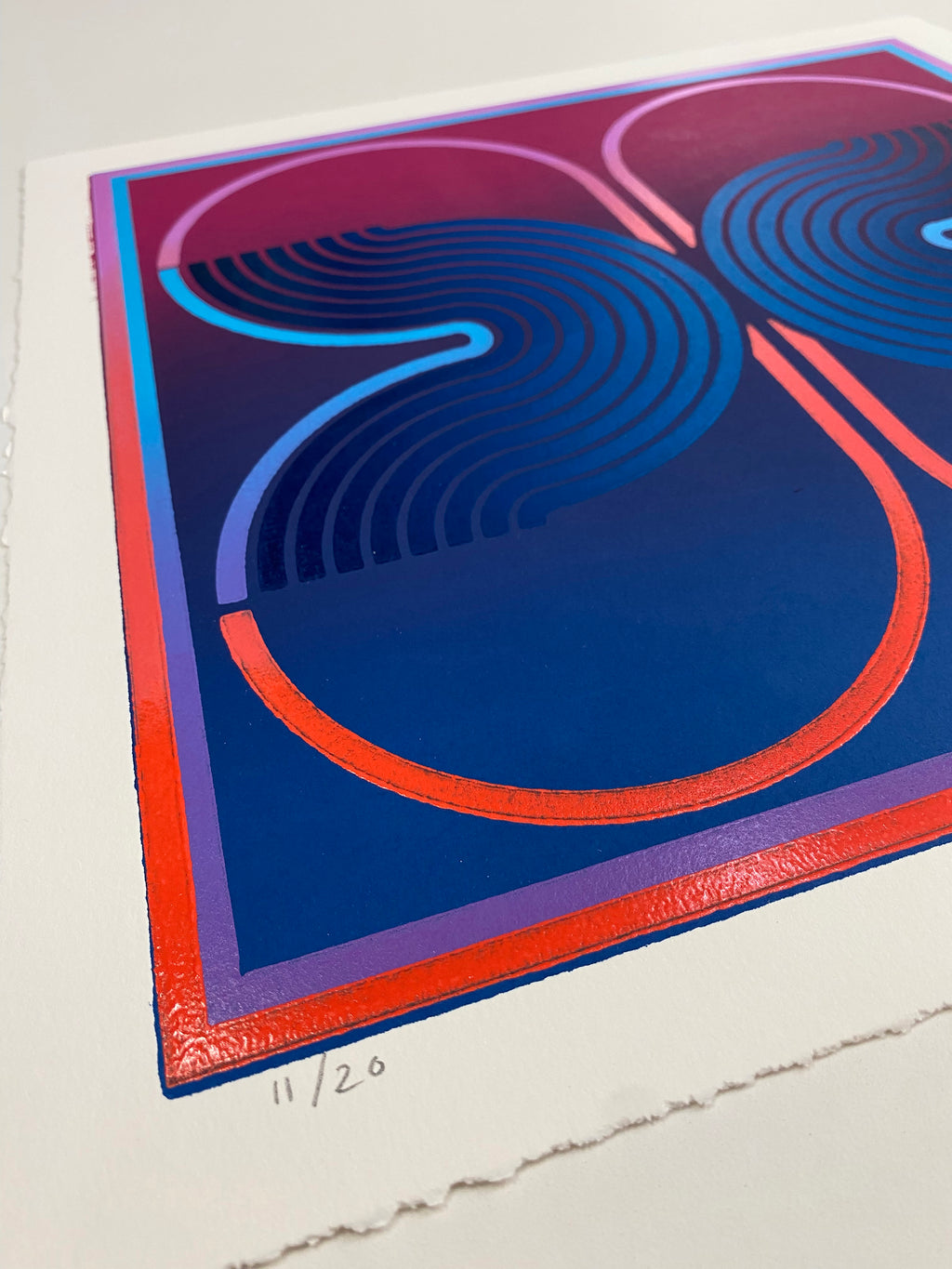 Print by Matt Neuman titled "Coils 16" - 5.