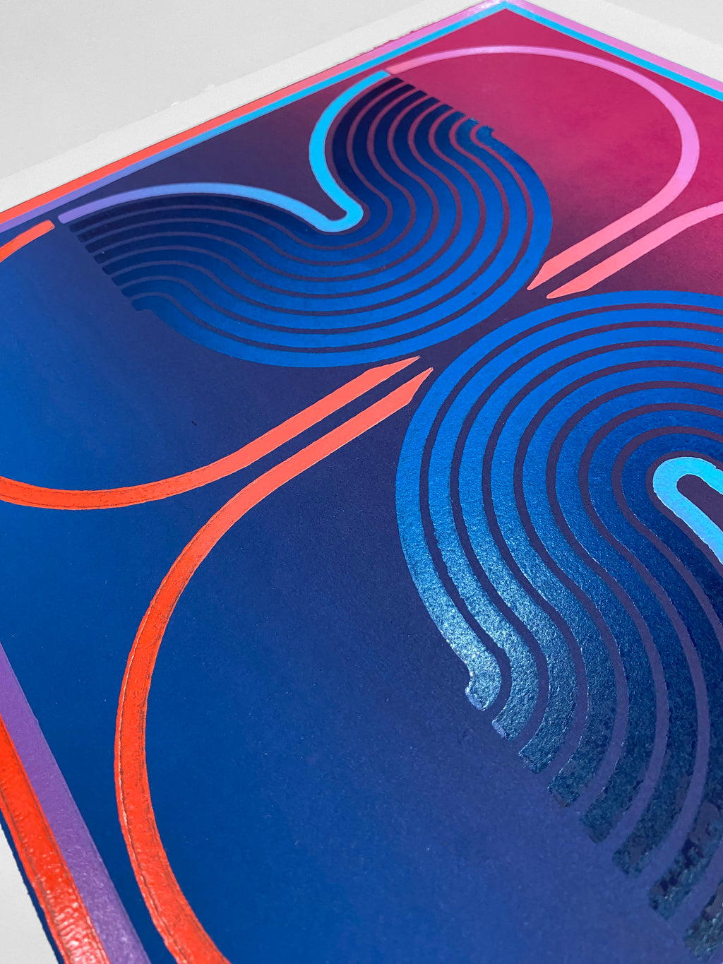 Print by Matt Neuman titled "Coils 16" - 6.
