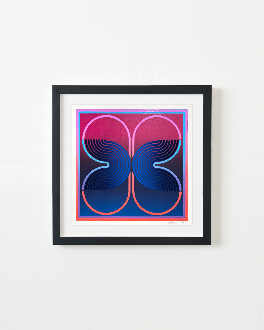 Print by Matt Neuman titled "Coils 16" - 3.