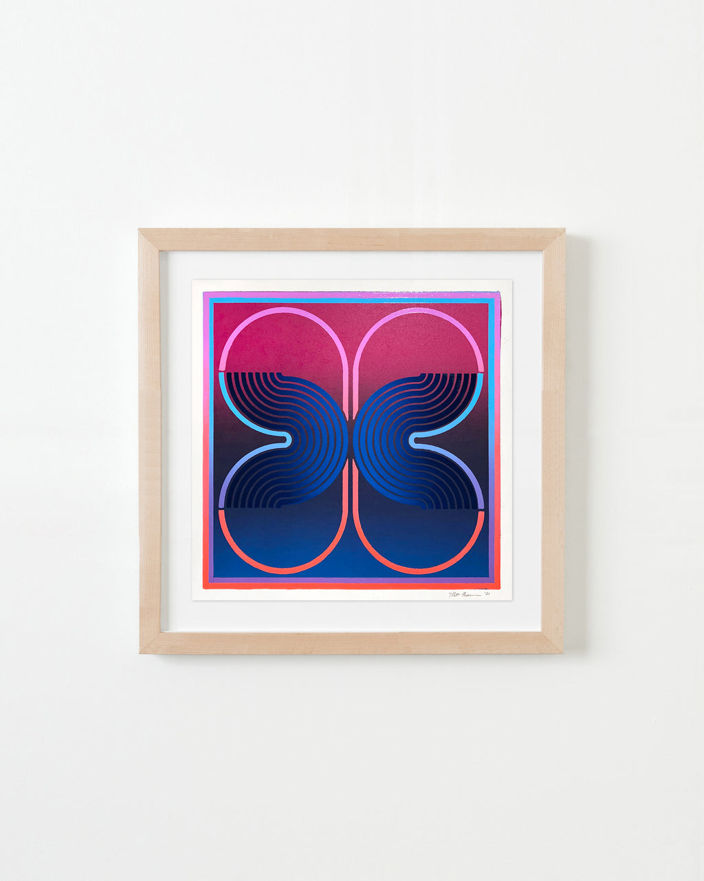 Print by Matt Neuman titled "Coils 16" - 4.