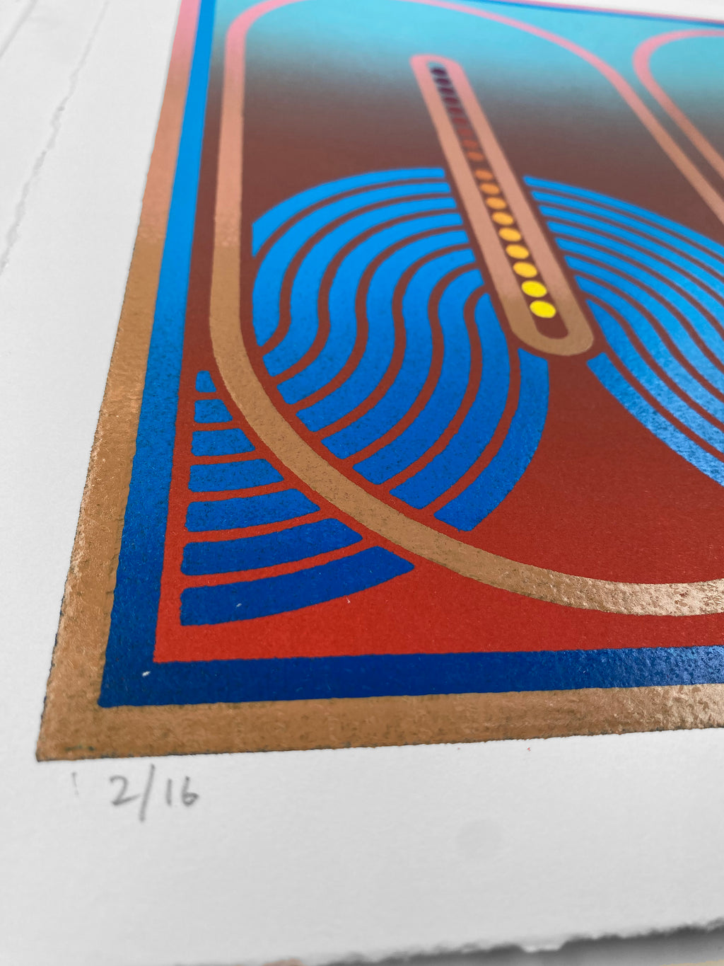 Print by Matt Neuman titled "Coils 24" - 3.