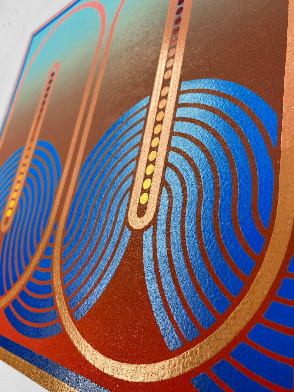 Print by Matt Neuman titled "Coils 24" - 4.