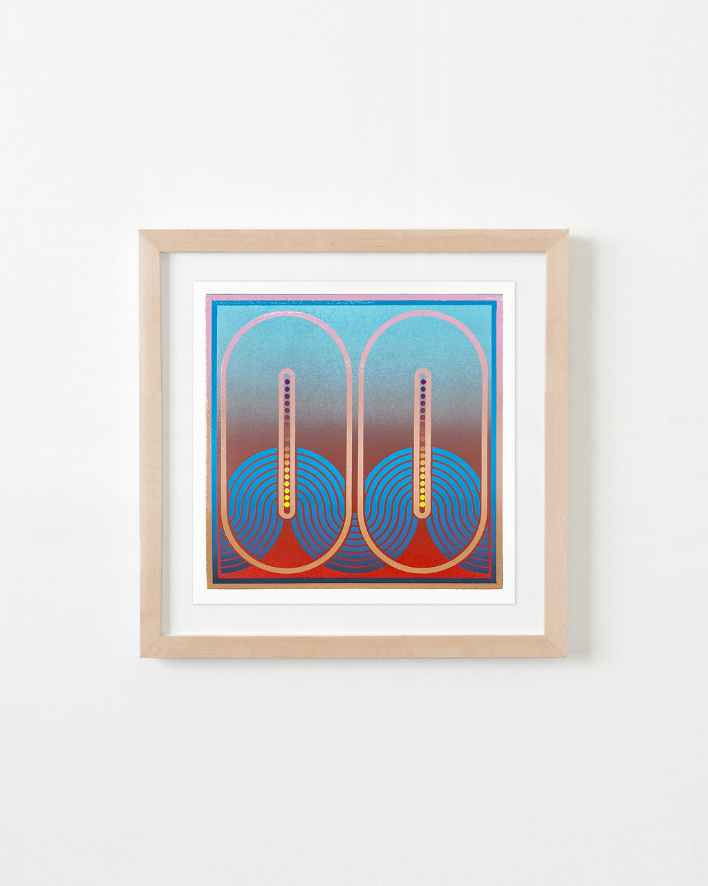 Print by Matt Neuman titled "Coils 24" - 6.