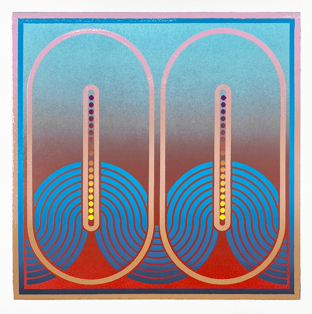Print by Matt Neuman titled "Coils 24" - 2.