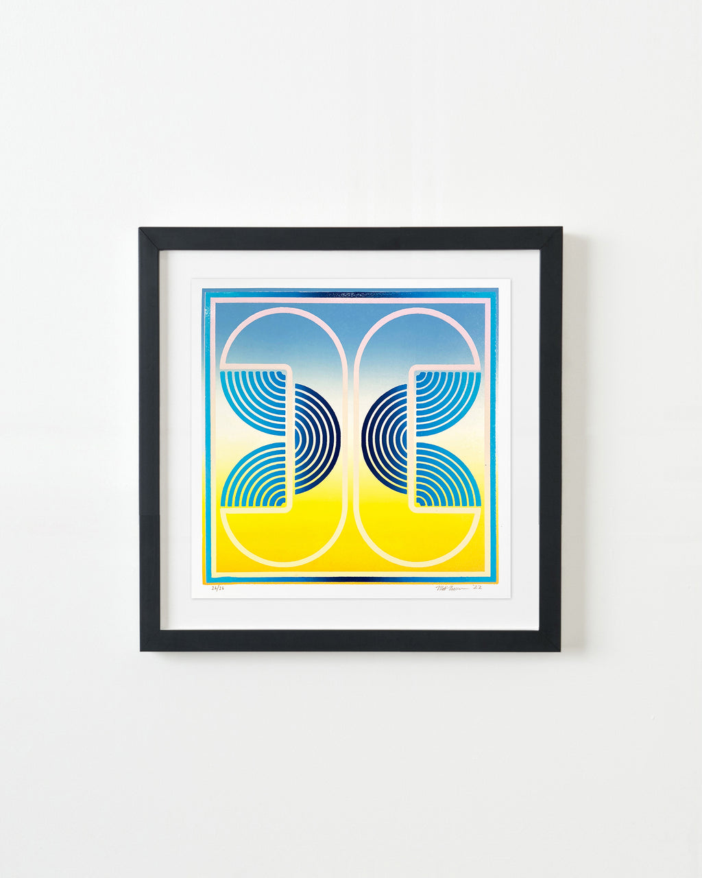 Print by Matt Neuman titled "Coils 25" - 5.