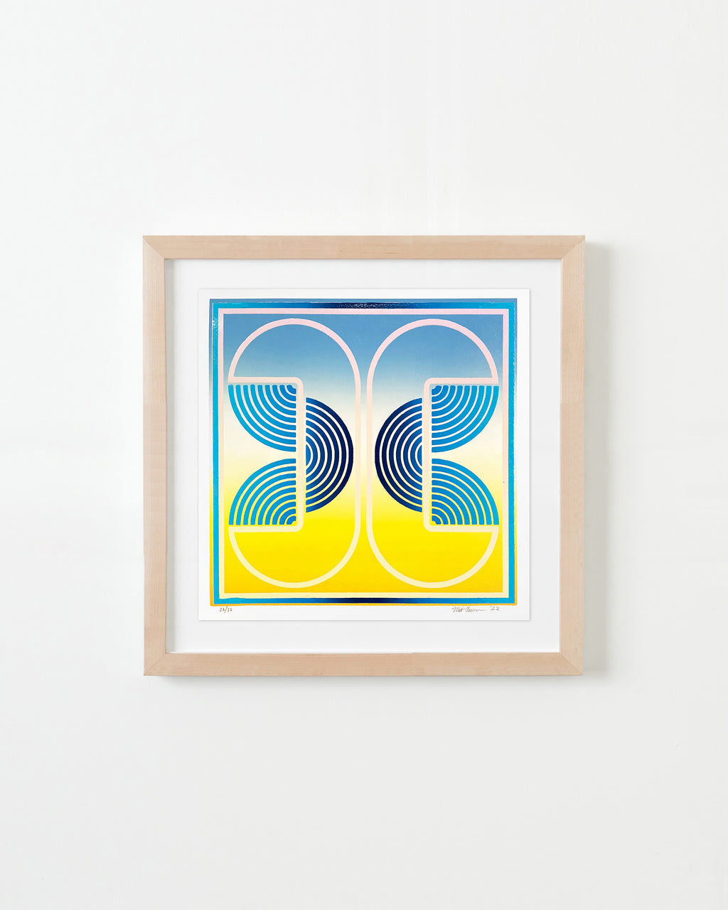 Print by Matt Neuman titled "Coils 25" - 6.