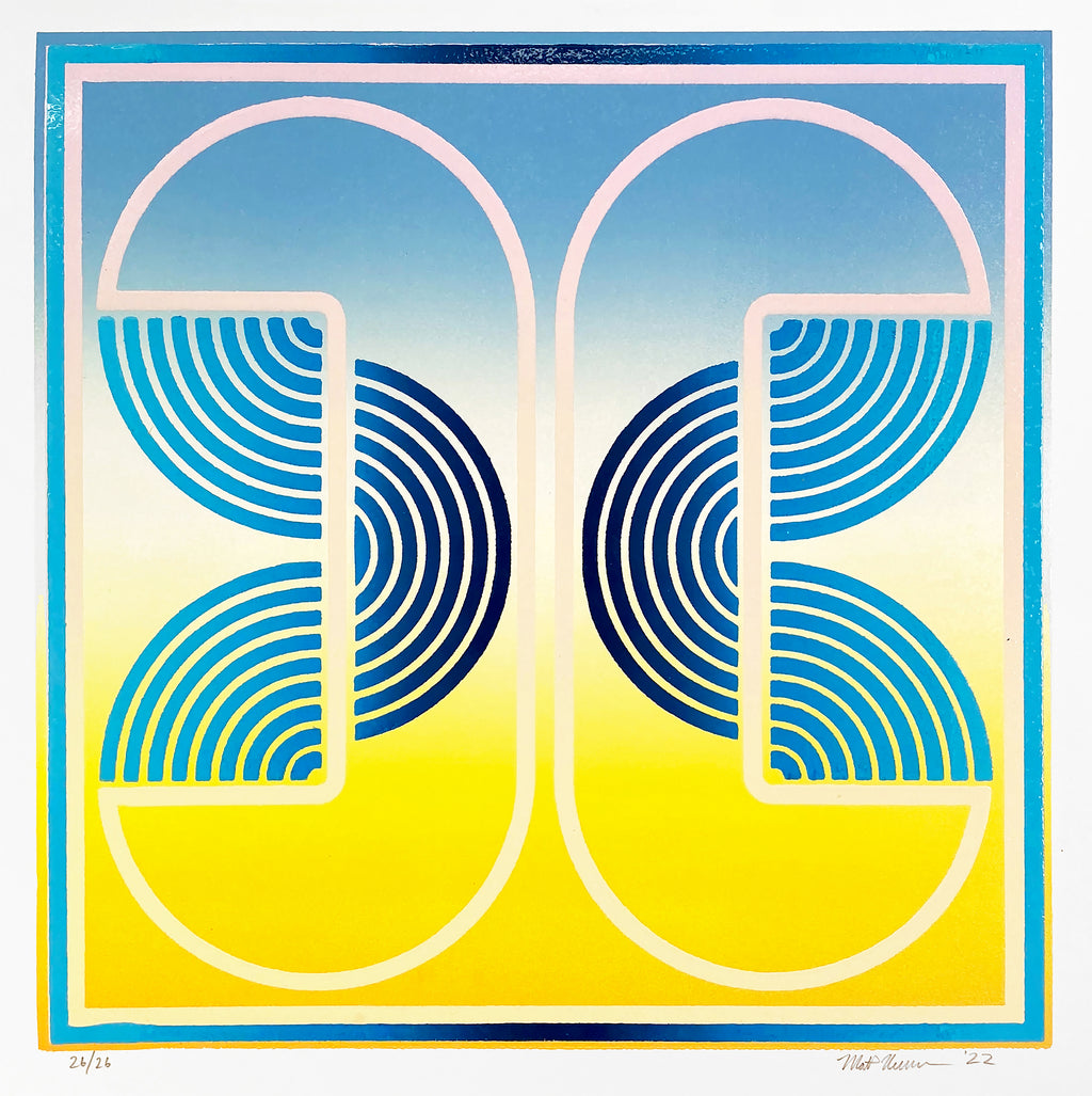 Print by Matt Neuman titled "Coils 25" - 2.