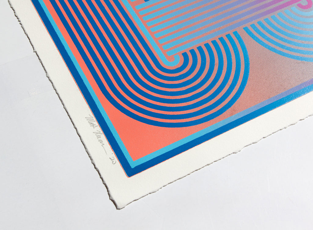 Print by Matt Neuman titled "Coils 8" - 5.