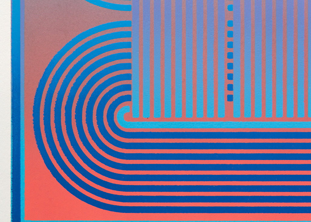 Print by Matt Neuman titled "Coils 8" - 7.