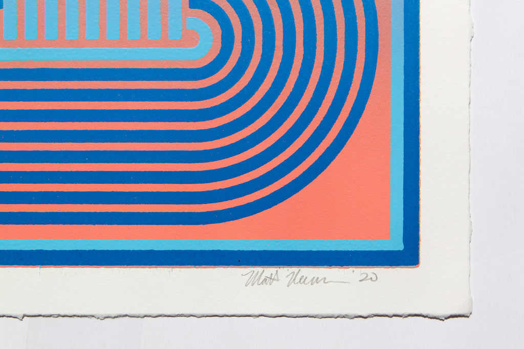 Print by Matt Neuman titled "Coils 8" - 8.