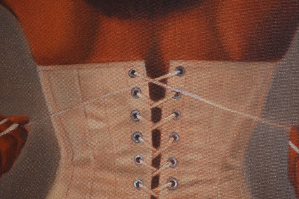 Painting by Melody Tuttle titled "Best Behavior" - 3.