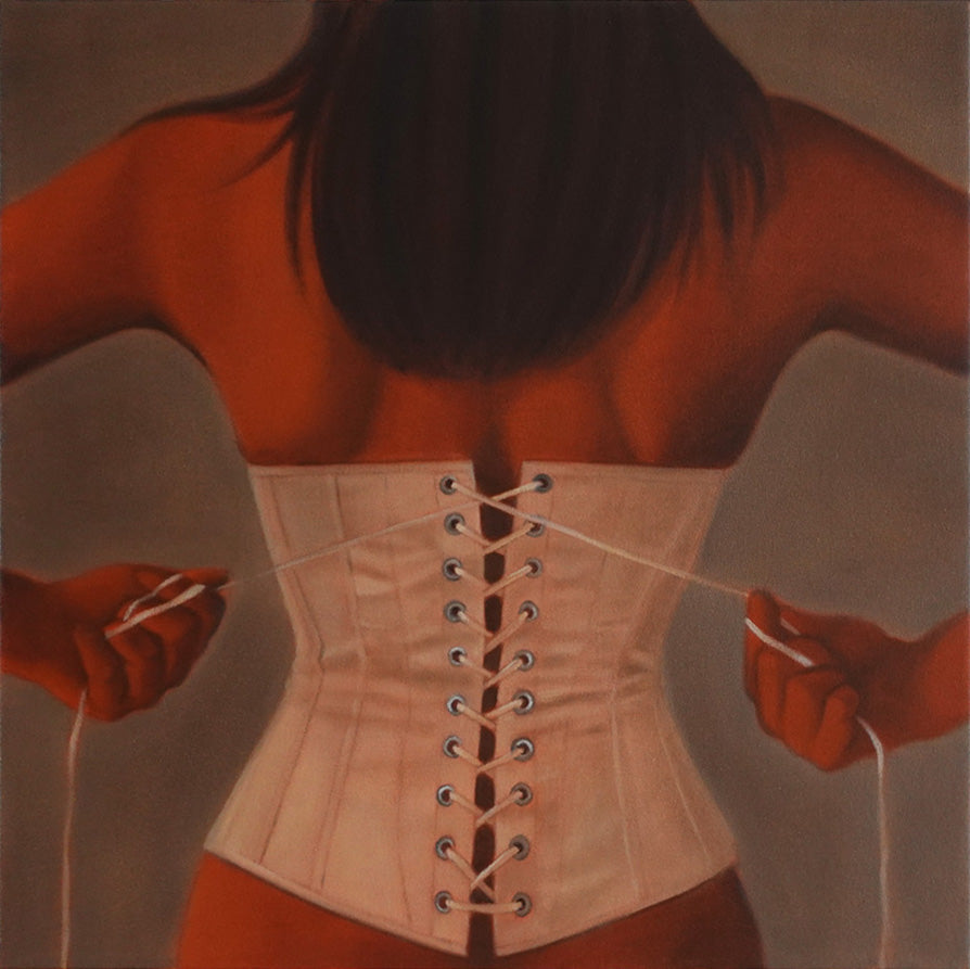 Painting by Melody Tuttle titled "Best Behavior" - 2.