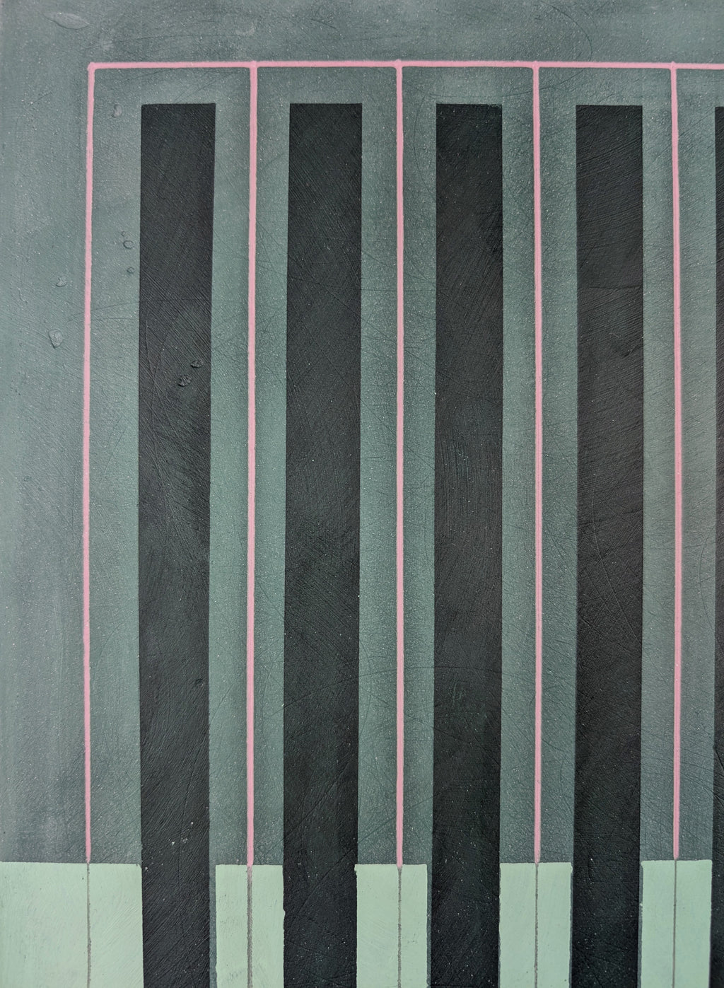 Painting by Arielle Zamora titled "Mérida Gate No. I" - 3.