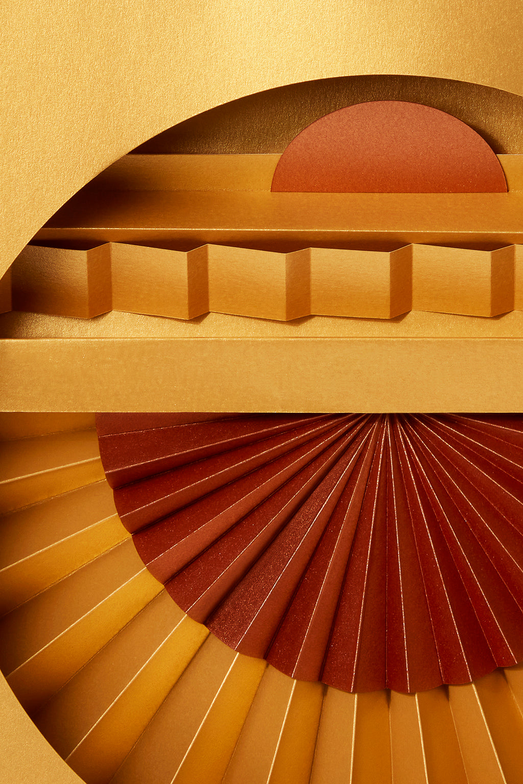 Photography by Martina Lang titled "Metal Fantom - gold" - 7.