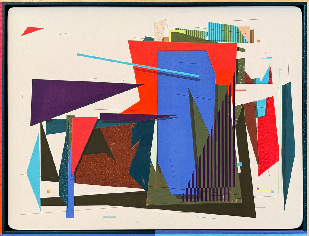 Painting by Michael Moncibaiz titled "Loose Change & Pocket Lint" - 2.