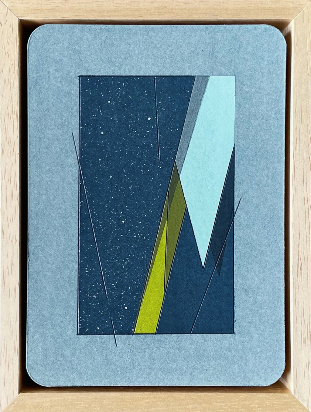 Painting by Michael Moncibaiz titled "Training Mission #493" - 2.