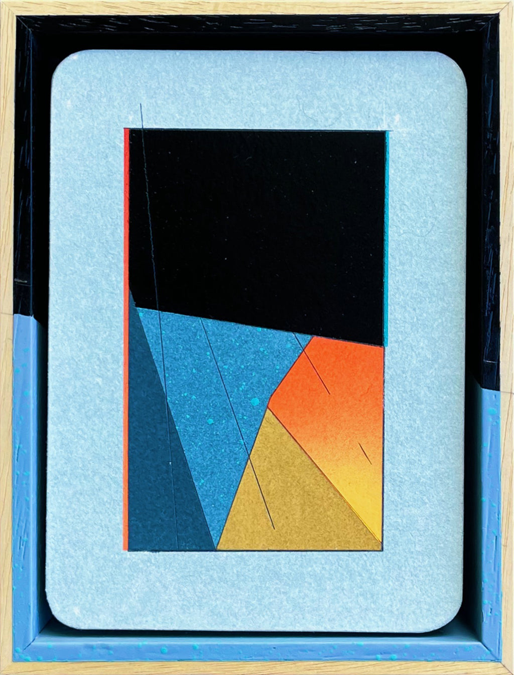 Painting by Michael Moncibaiz titled "Training Mission #511" - 2.