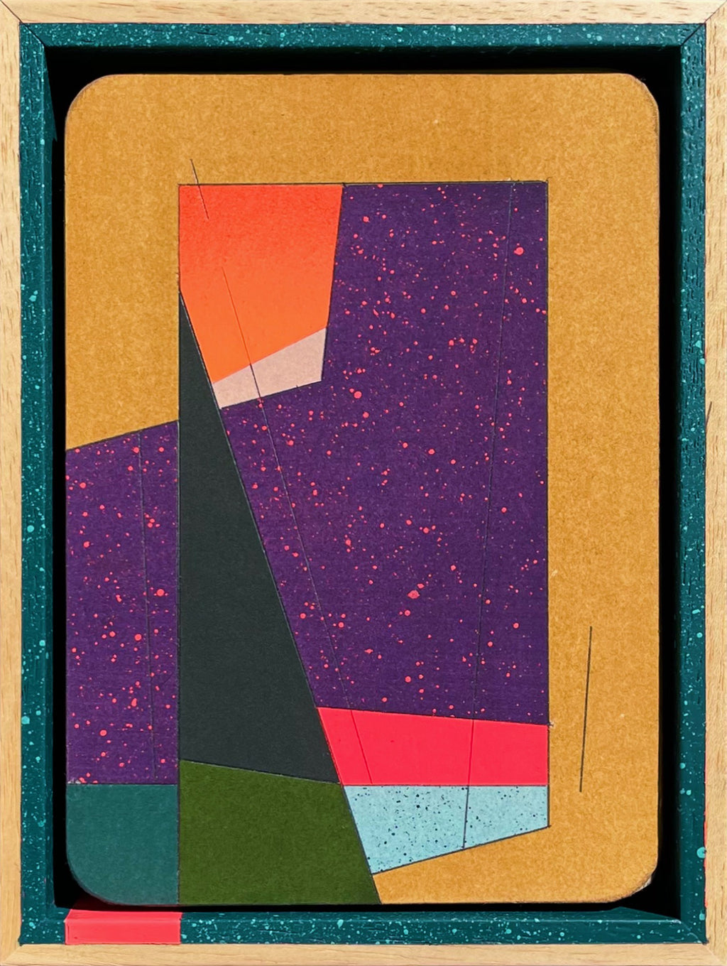 Painting by Michael Moncibaiz titled "Training Mission #513" - 2.