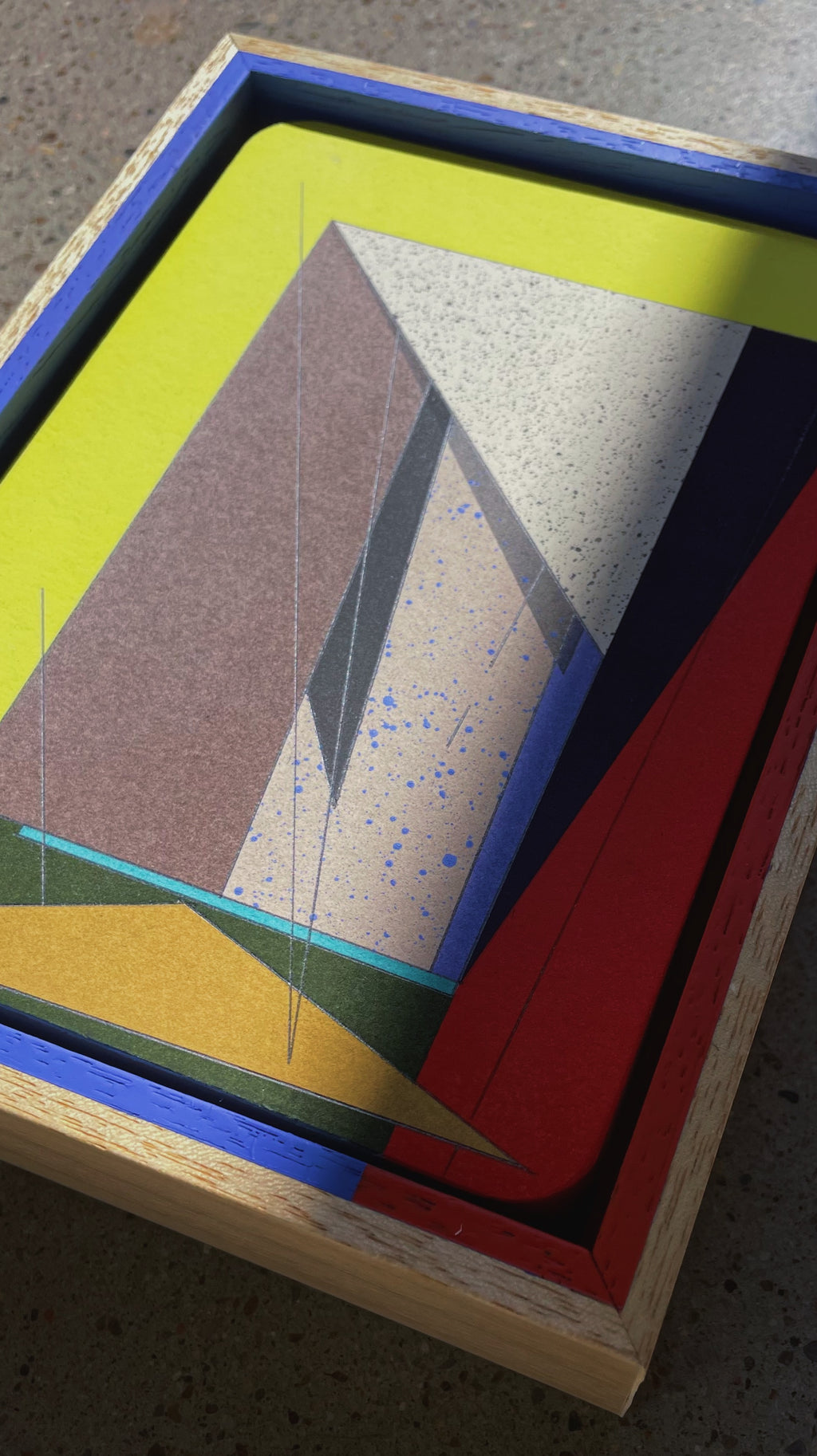 Painting by Michael Moncibaiz titled "Training Mission #514" - 4.