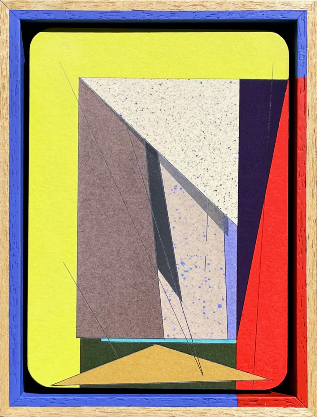 Painting by Michael Moncibaiz titled "Training Mission #514" - 2.