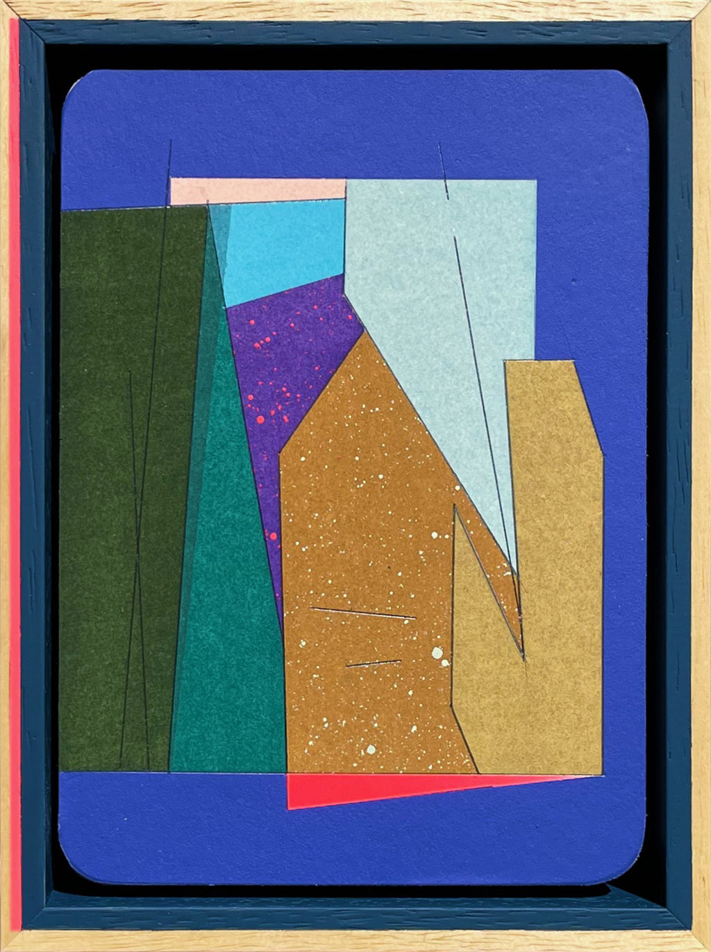 Painting by Michael Moncibaiz titled "Training Mission #515" - 2.