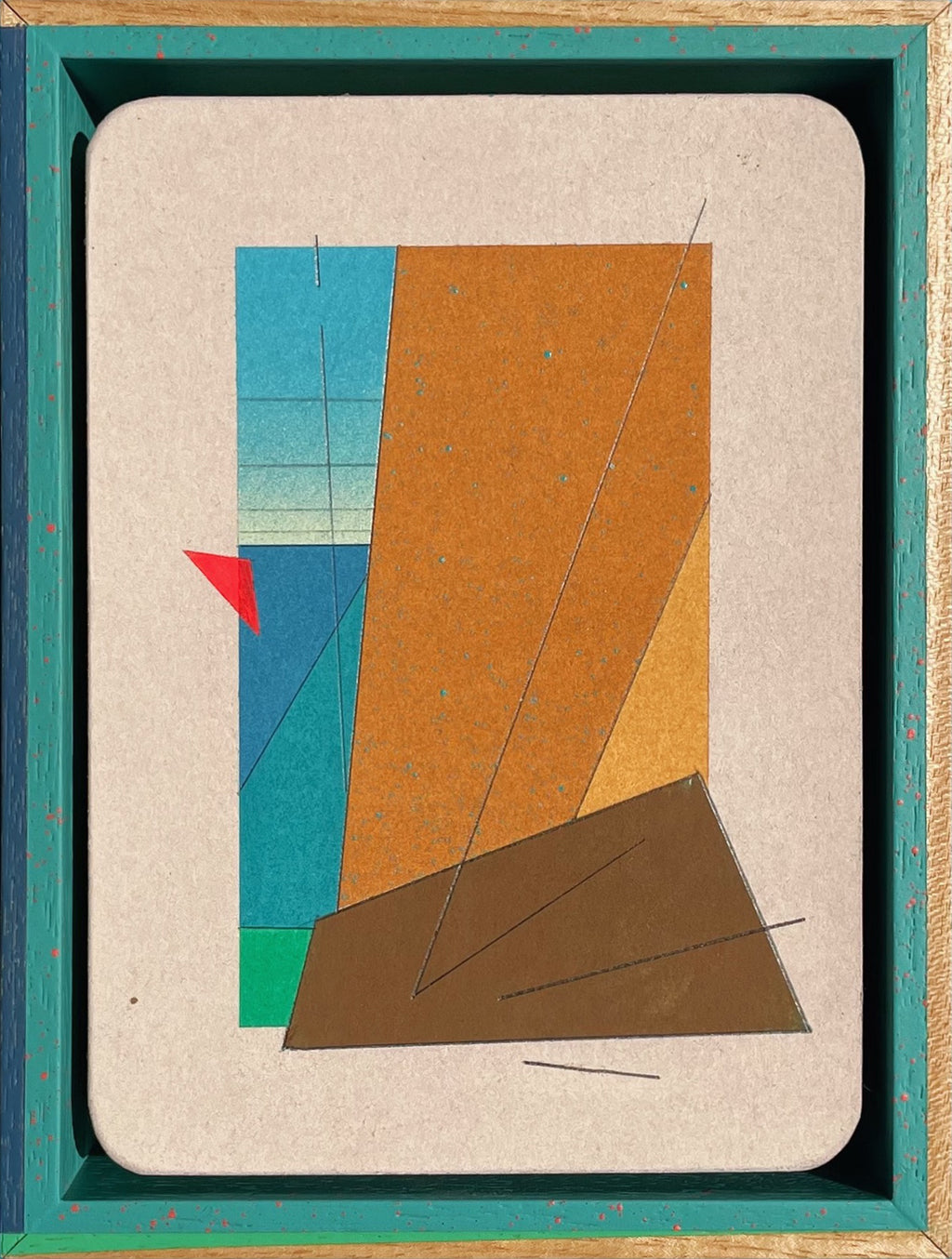 Painting by Michael Moncibaiz titled "Training Mission #520" - 2.