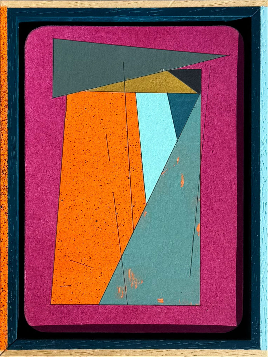 Painting by Michael Moncibaiz titled "Training Mission #525" - 2.