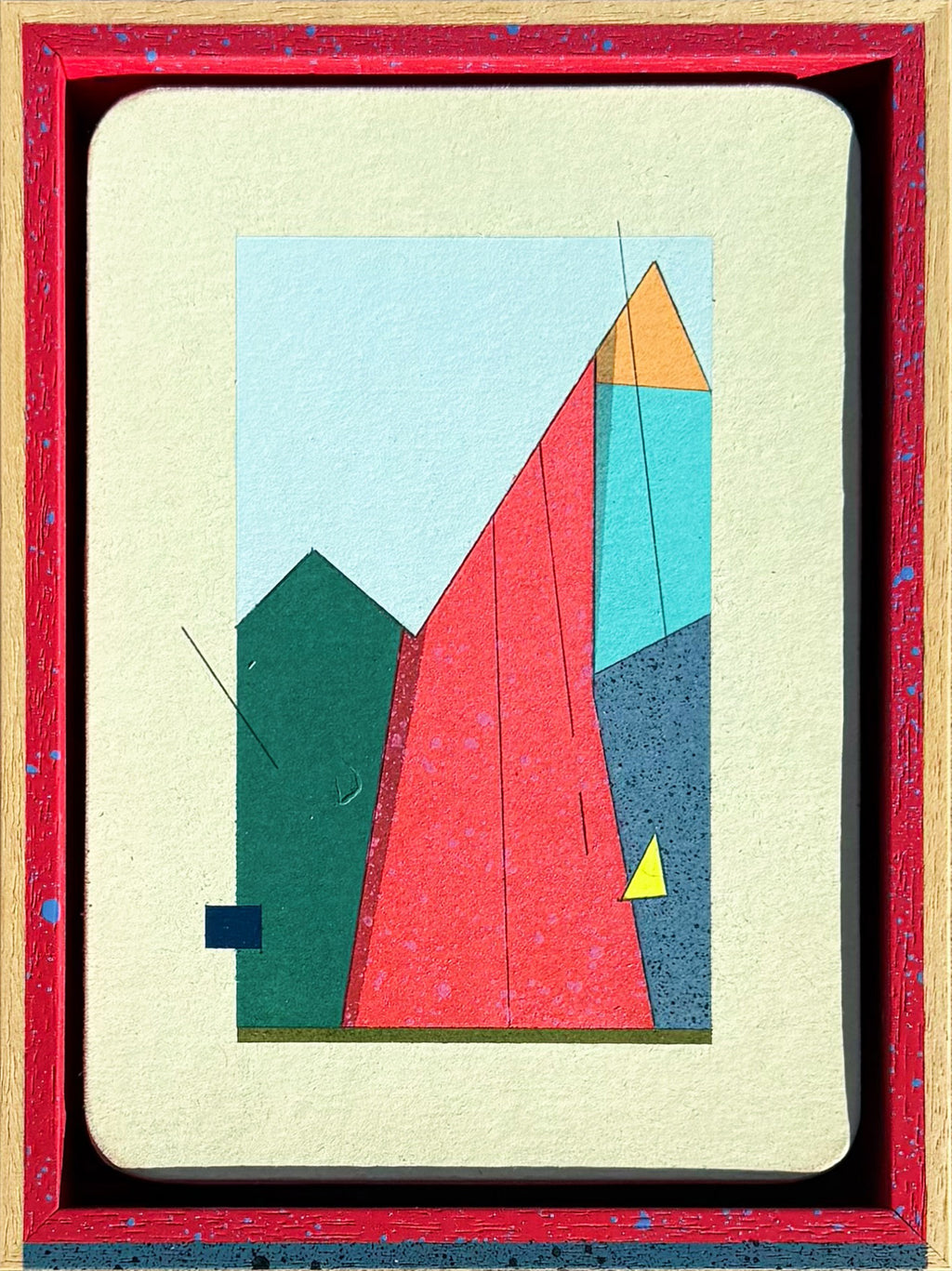 Painting by Michael Moncibaiz titled "Training Mission #526" - 2.