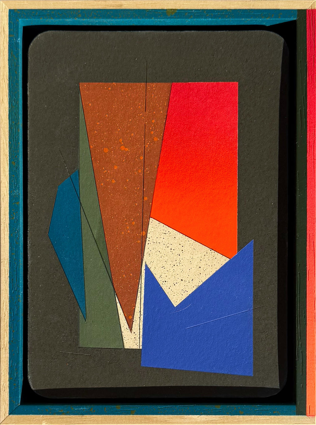 Painting by Michael Moncibaiz titled "Training Mission #527" - 2.