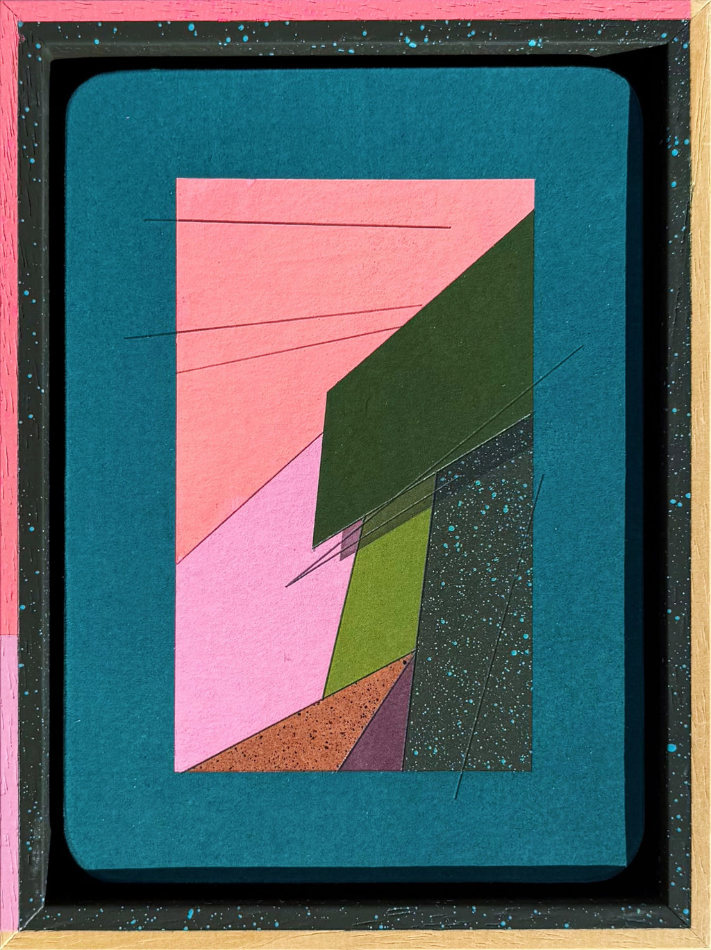 Painting by Michael Moncibaiz titled "Training Mission #530" - 2.