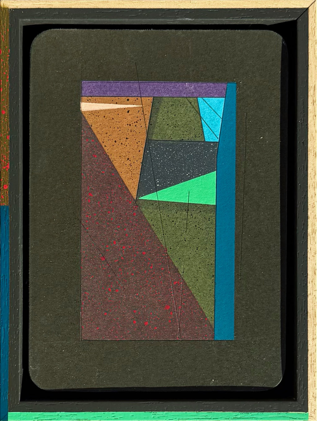 Painting by Michael Moncibaiz titled "Training Mission #531" - 2.