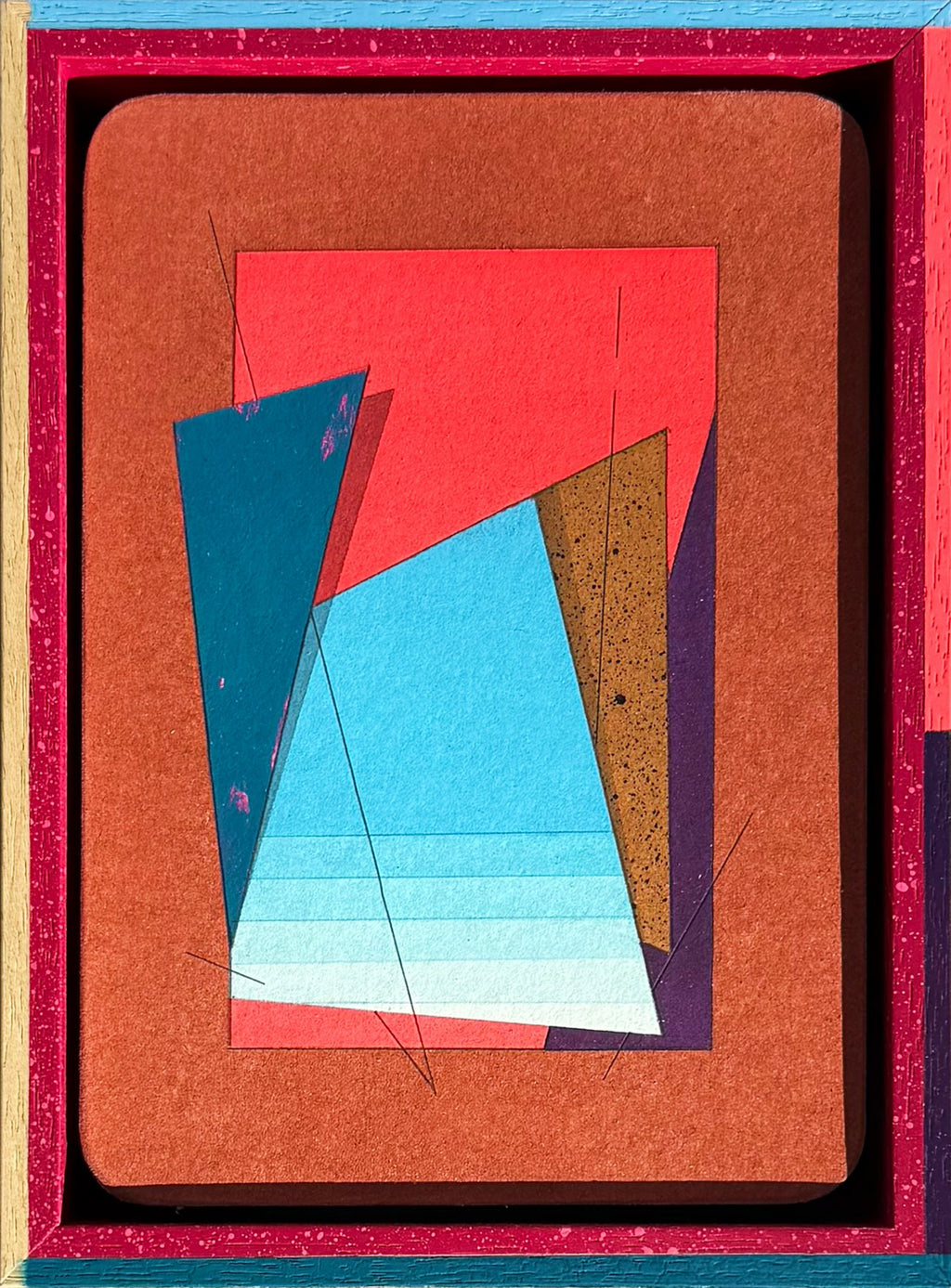 Painting by Michael Moncibaiz titled "Training Mission #532" - 2.