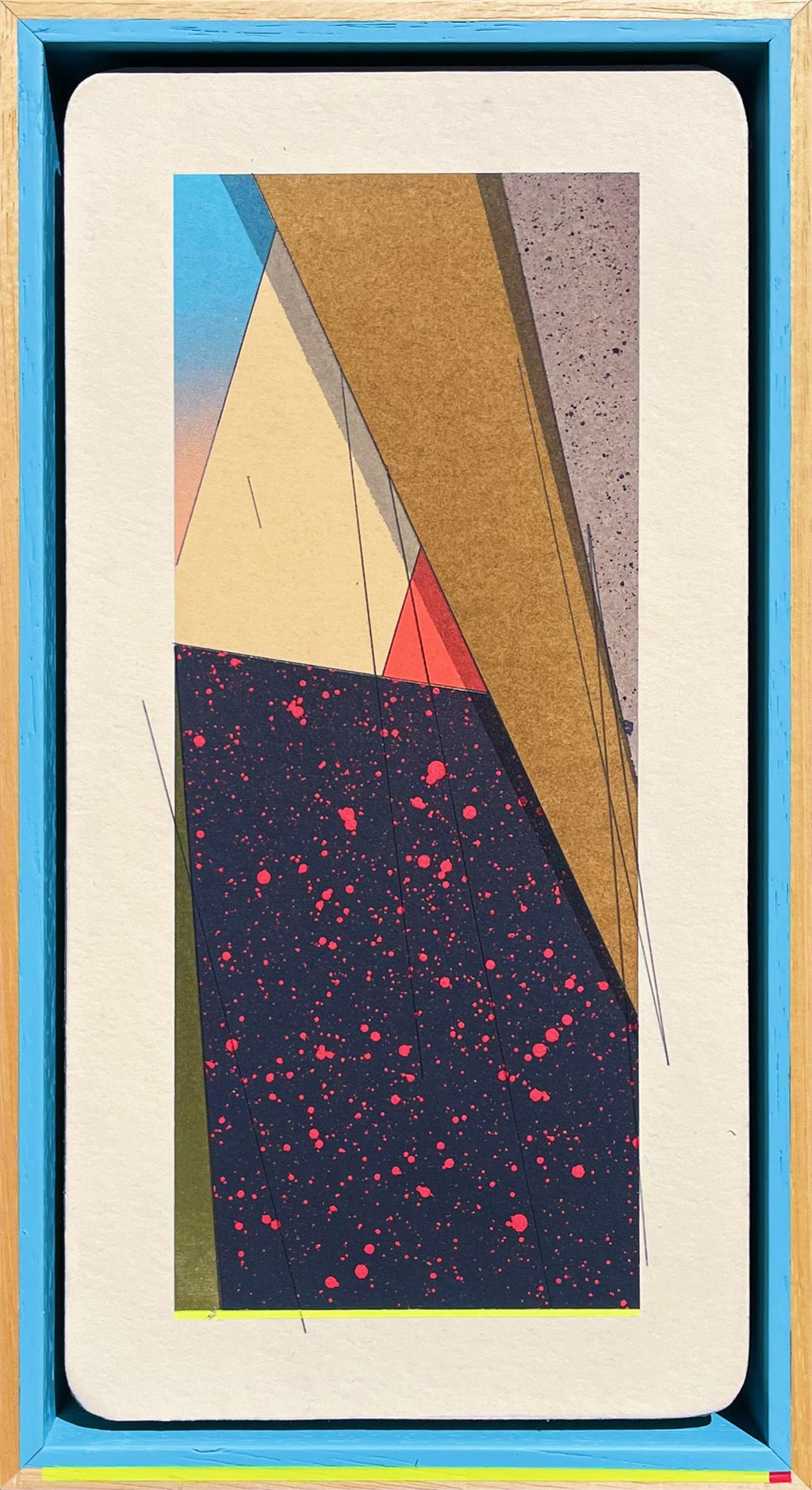 Painting by Michael Moncibaiz titled "Trust Excercise 1" - 2.