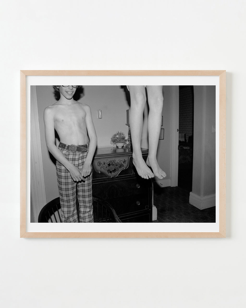 Photography by Michael Northrup titled "Charles and the Crucifix" - 4.
