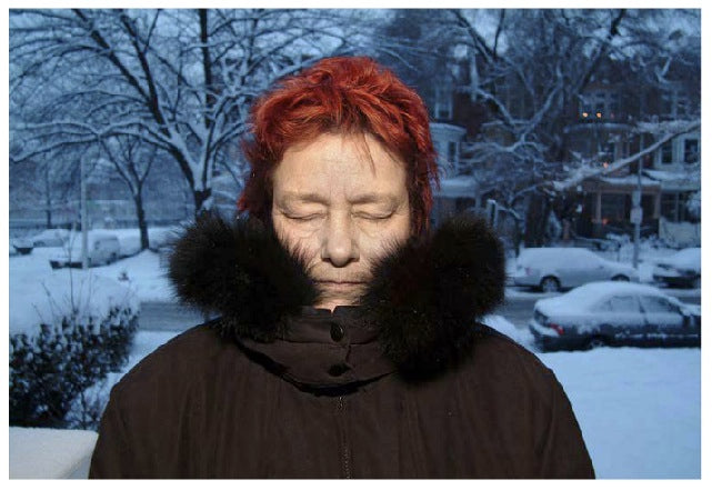 Photography by Michael Northrup titled "Kris in Winter" - 2.