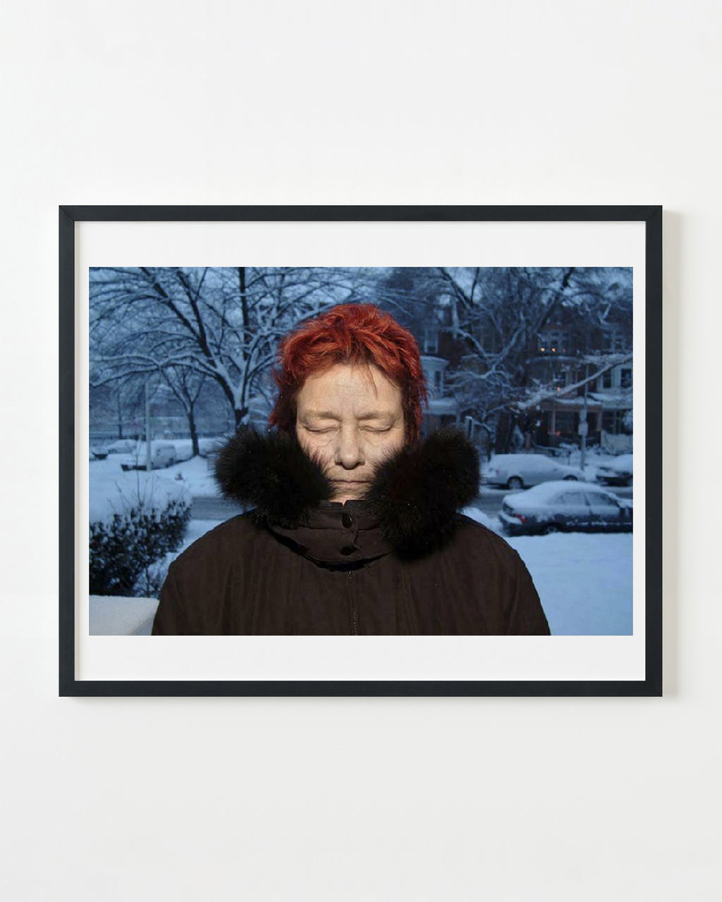 Photography by Michael Northrup titled "Kris in Winter" - 3.