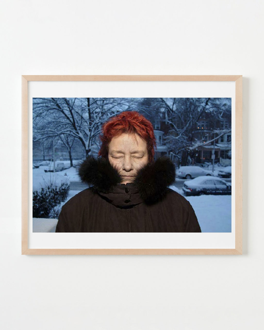 Photography by Michael Northrup titled "Kris in Winter" - 4.