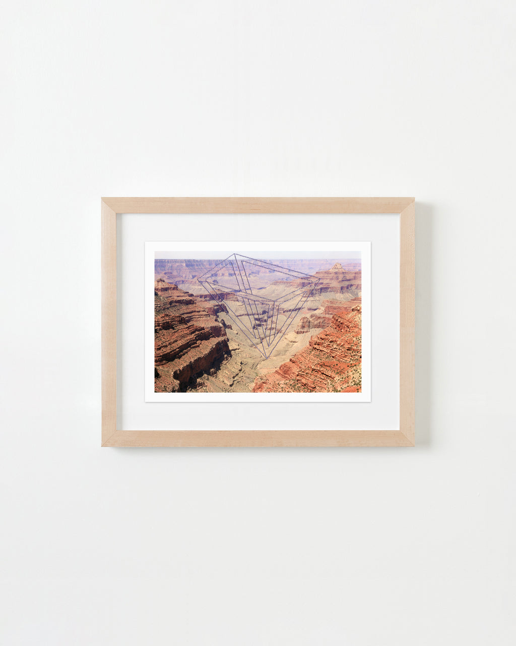 Mixed Media by Millee Tibbs titled "Impossible Geometries (Grand Canyon, AZ)" - 4.