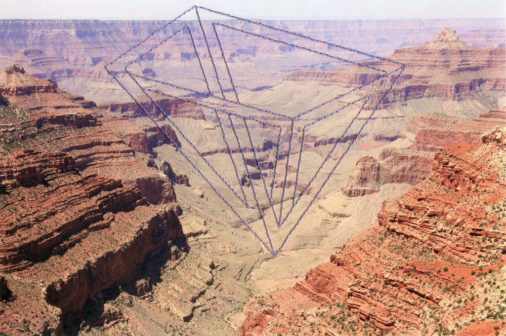 Mixed Media by Millee Tibbs titled "Impossible Geometries (Grand Canyon, AZ)" - 2.