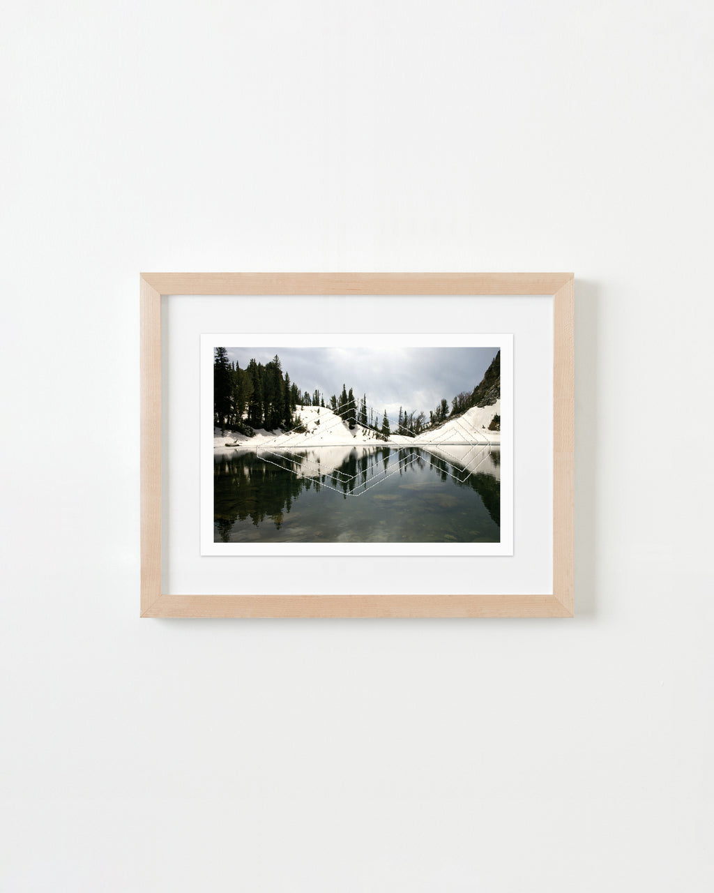 Mixed Media by Millee Tibbs titled "Impossible Geometries (Grand Teton, WY)" - 4.