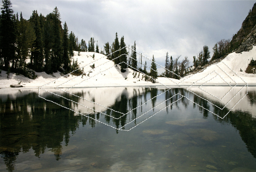 Mixed Media by Millee Tibbs titled "Impossible Geometries (Grand Teton, WY)" - 2.