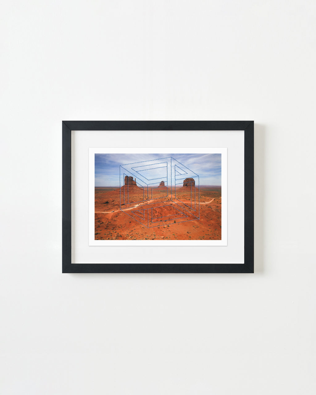Mixed Media by Millee Tibbs titled "Impossible Geometries (Monument Valley, UT)" - 3.