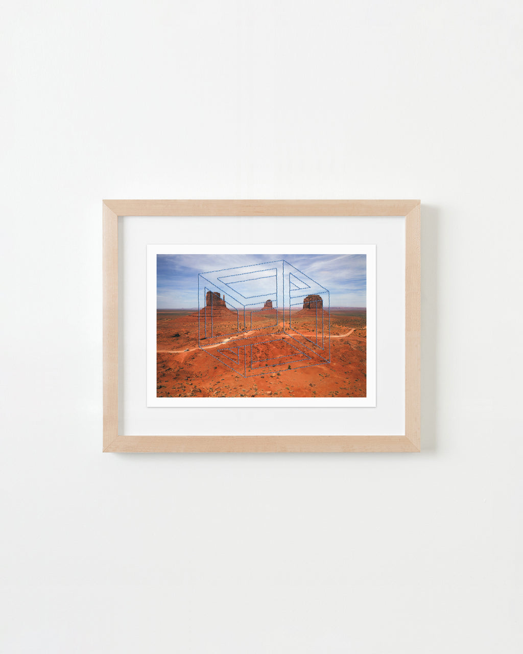 Mixed Media by Millee Tibbs titled "Impossible Geometries (Monument Valley, UT)" - 4.
