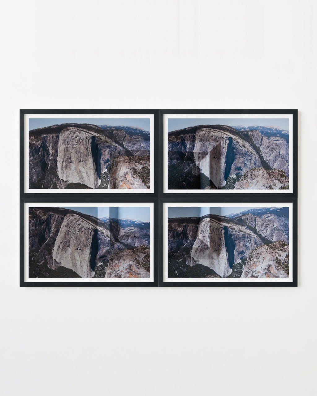 Photography by Millee Tibbs titled "Mountains + Valleys (El Capitan, Tetraptych)" - 3.