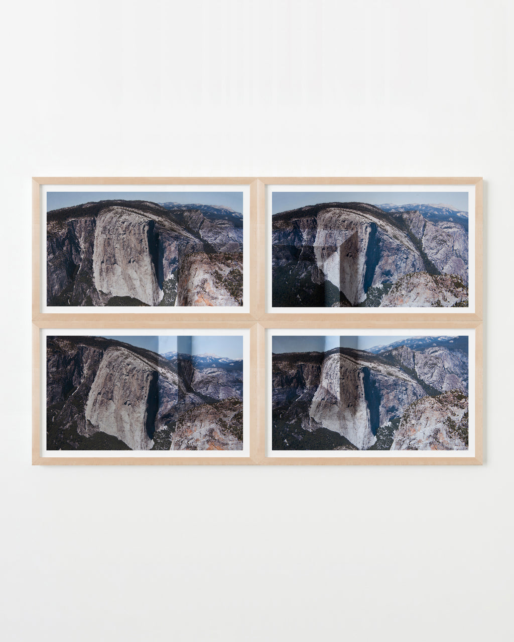 Photography by Millee Tibbs titled "Mountains + Valleys (El Capitan, Tetraptych)" - 4.