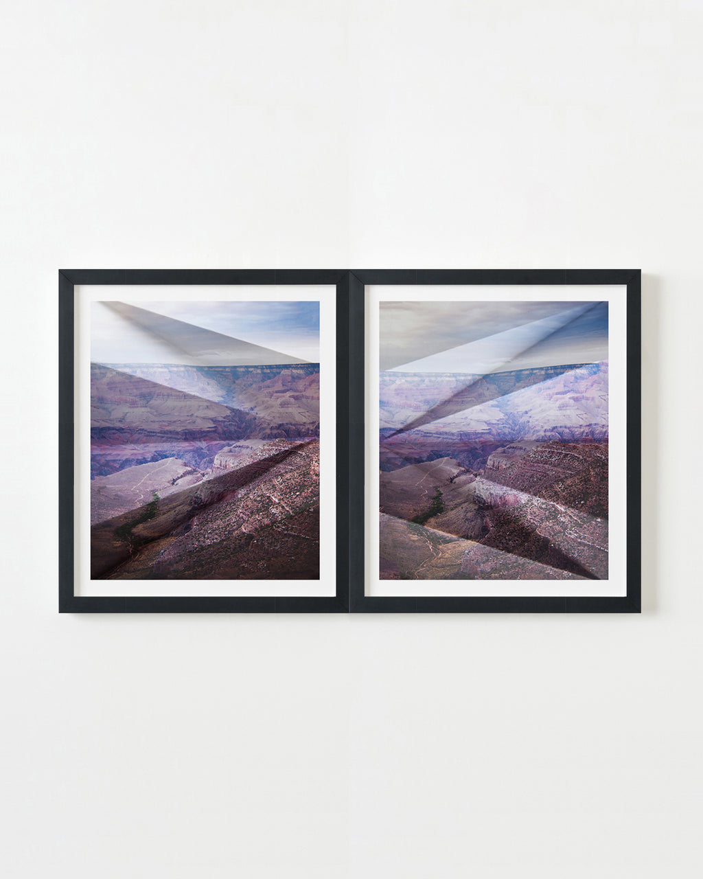 Photography by Millee Tibbs titled "Mountains + Valleys (Grand Canyon, South Rim, Diptych)" - 3.