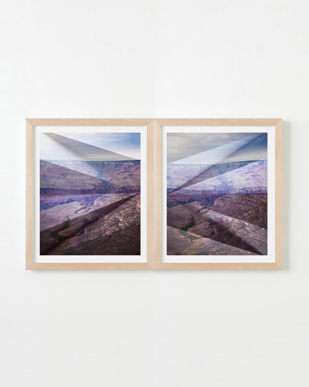 Photography by Millee Tibbs titled "Mountains + Valleys (Grand Canyon, South Rim, Diptych)" - 4.