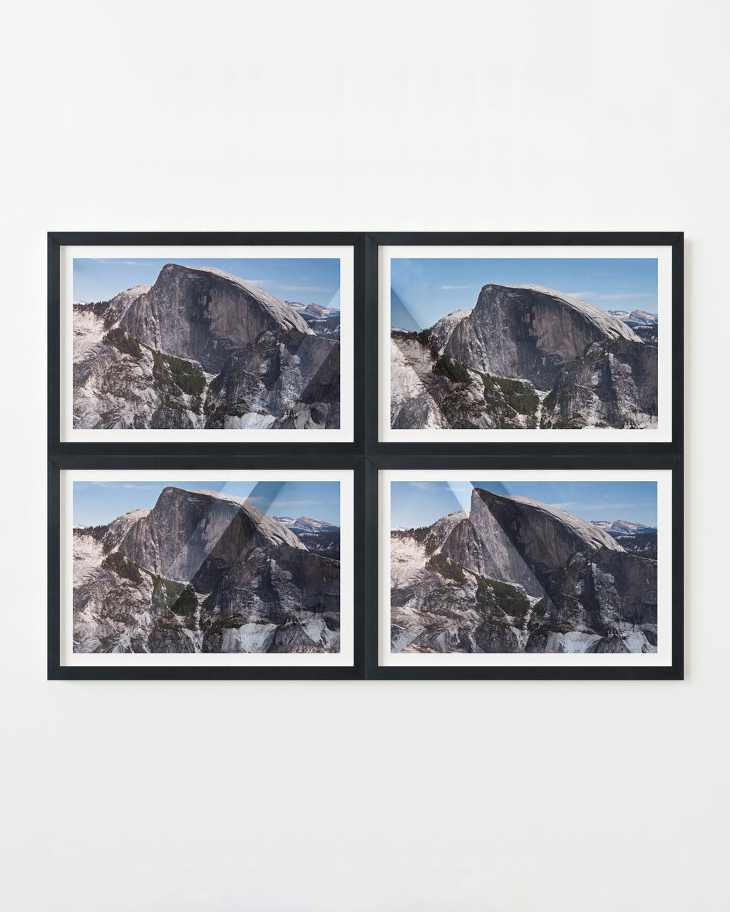 Photography by Millee Tibbs titled "Mountains + Valleys (Half Dome, Tetraptych)" - 3.