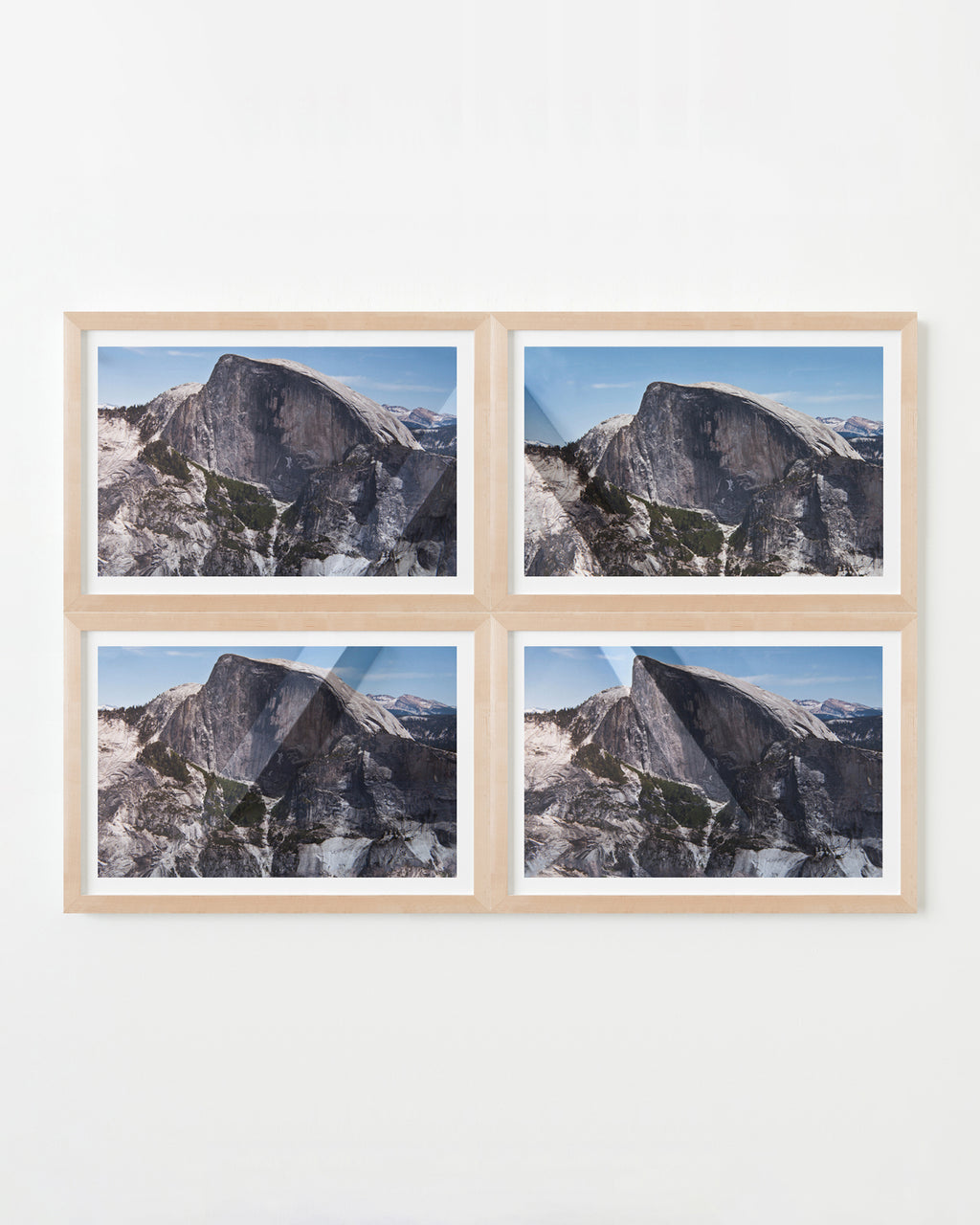 Photography by Millee Tibbs titled "Mountains + Valleys (Half Dome, Tetraptych)" - 4.